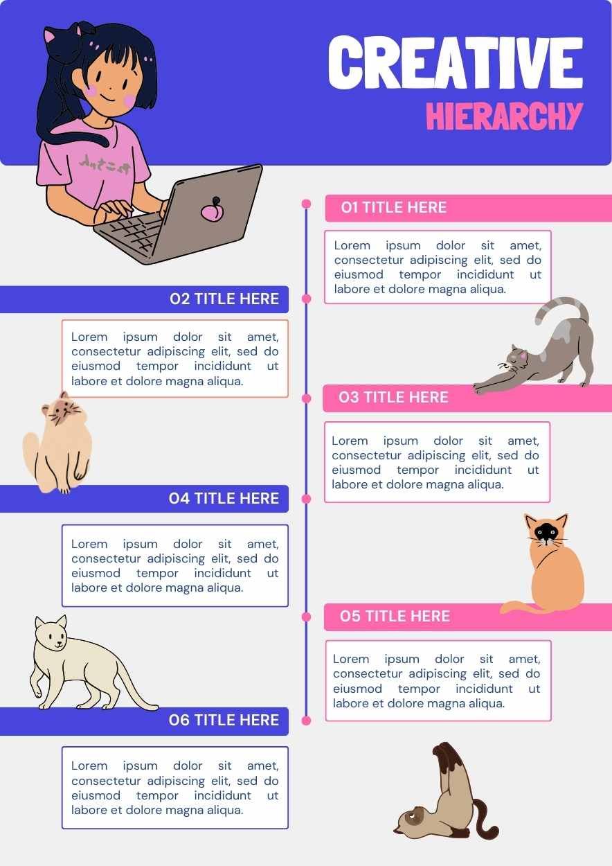 Illustrated Creative Hierarchy Infographic - slide 2