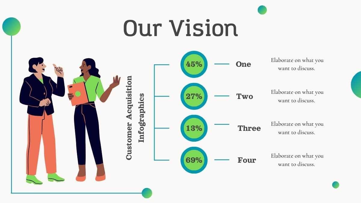 Illustrated Customer Acquisition Infographics - slide 6