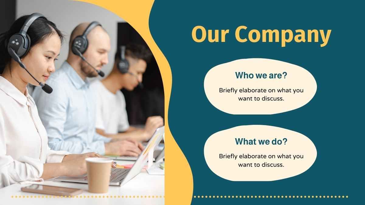 Illustrated Customer Service Online Training Slides - diapositiva 5