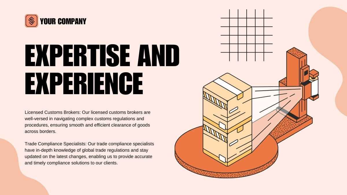 Illustrated Customs Brokerage Company Profile - slide 7