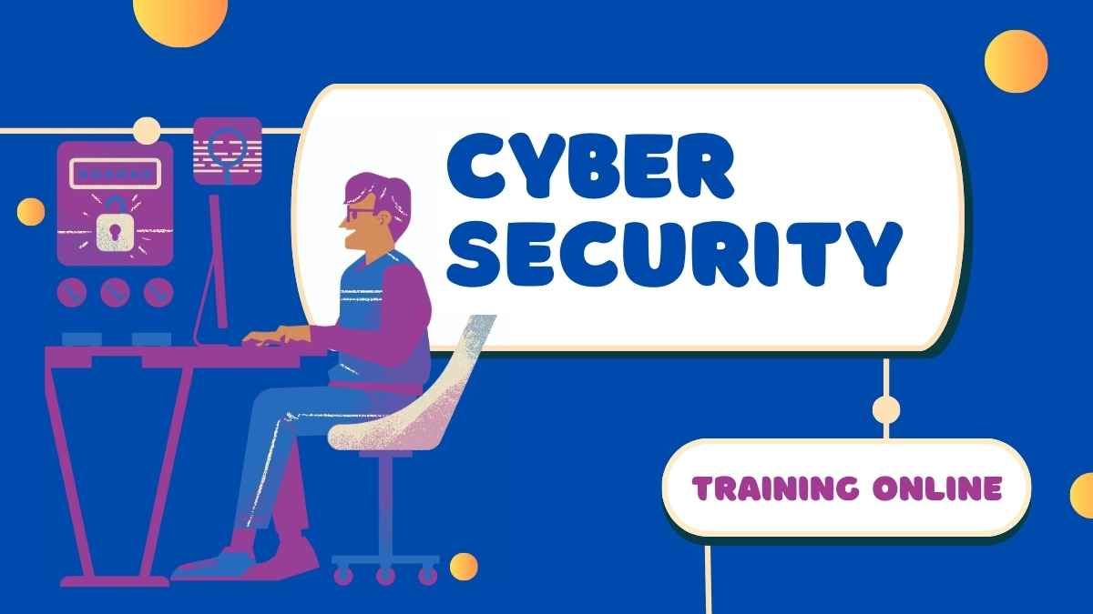 Illustrated Cyber Security Training Online Slides - slide 1