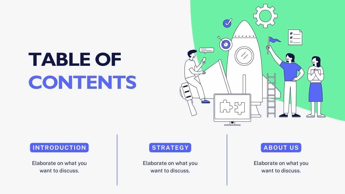 Slide Strategi SEO dengan Desain Geometri Minimalis - slide 2