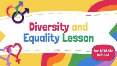 Illustrated Diversity and Equality Lesson for Middle School Slides