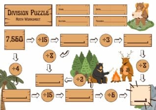 Worksheet Matematika Menghitung Bentuk Geometri