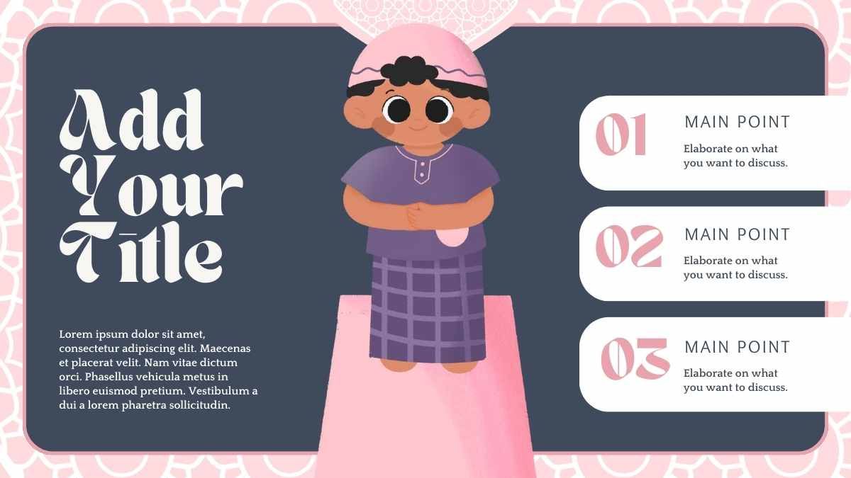 Illustrated Dress Code In Islam Slides - diapositiva 5