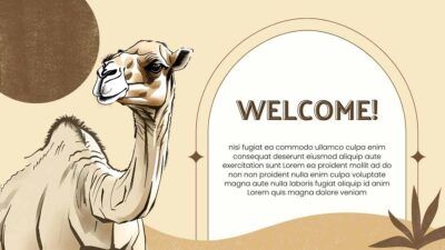 Illustrated Dubai Desert Safari Marketing Campaign