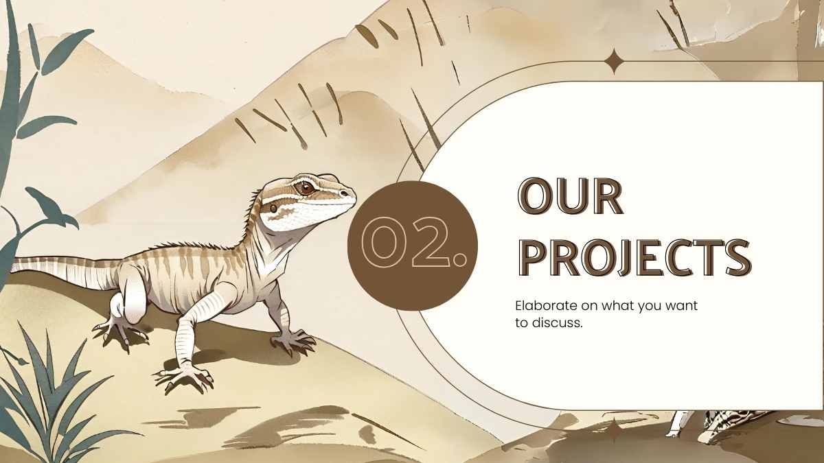 Illustrated Dubai Desert Safari Marketing Campaign - slide 7