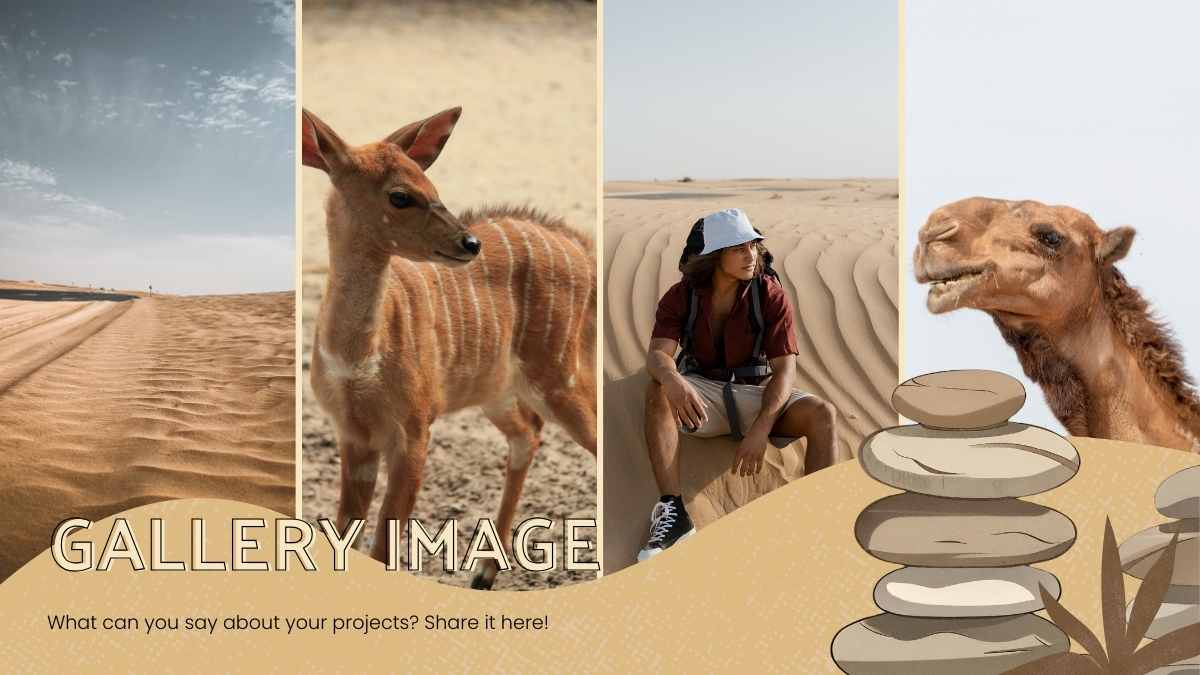 Illustrated Dubai Desert Safari Marketing Campaign - slide 9