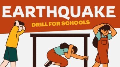 Slides Carnival Google Slides and PowerPoint Template Illustrated Earthquake Drill for Schools 1