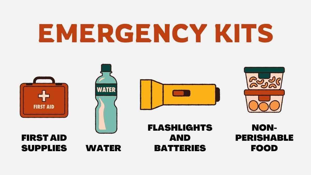 Illustrated Earthquake Drill for Schools - slide 14