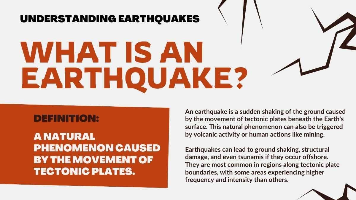 Illustrated Earthquake Drill for Schools - slide 4