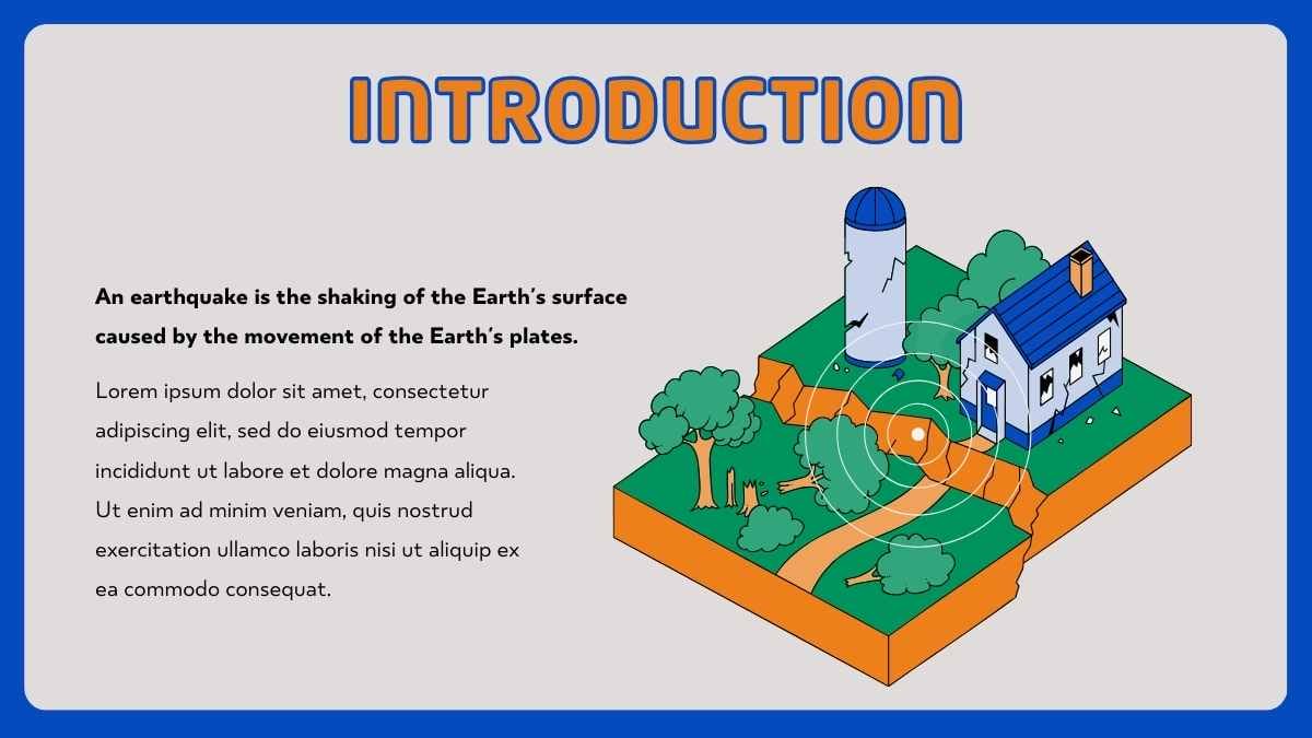 Illustrated Earthquake & Inner Earth Movements Research Poster - slide 4