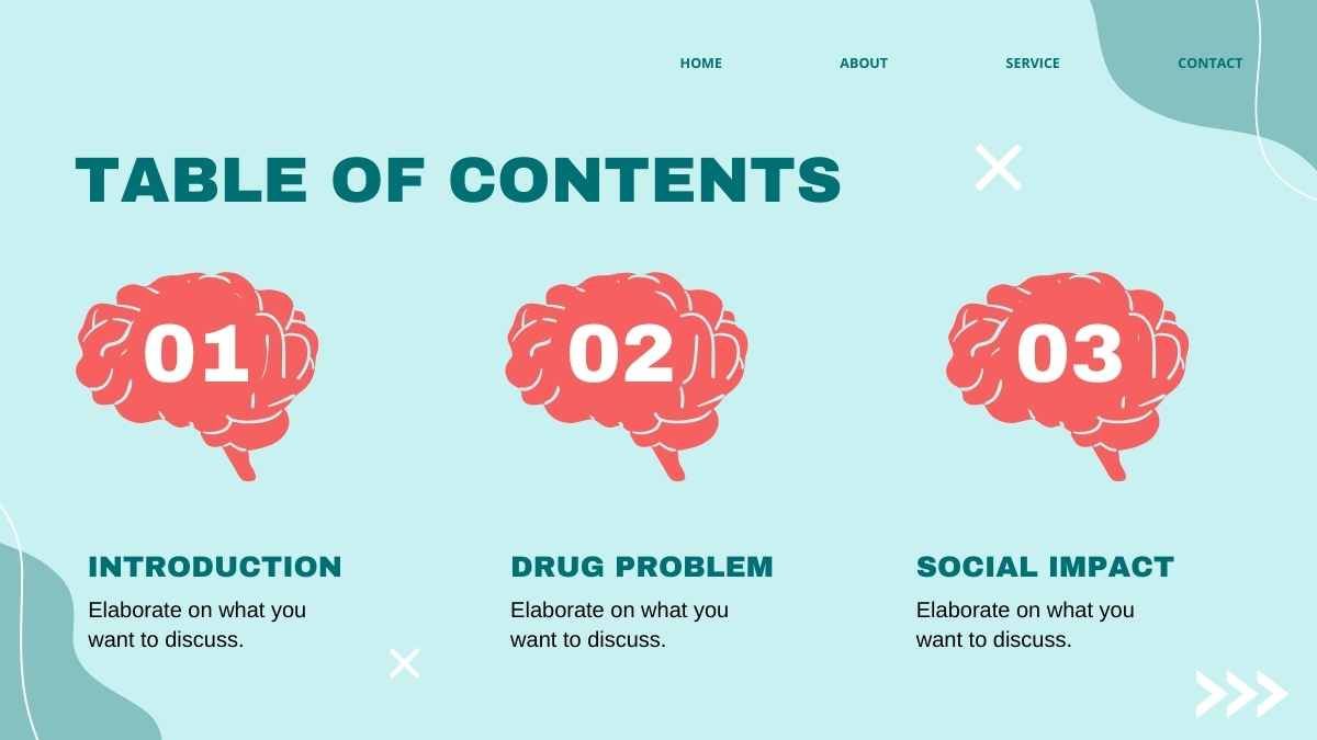 Illustrated Effects Of Drugs And Alcohol On The Brain Slides - diapositiva 2