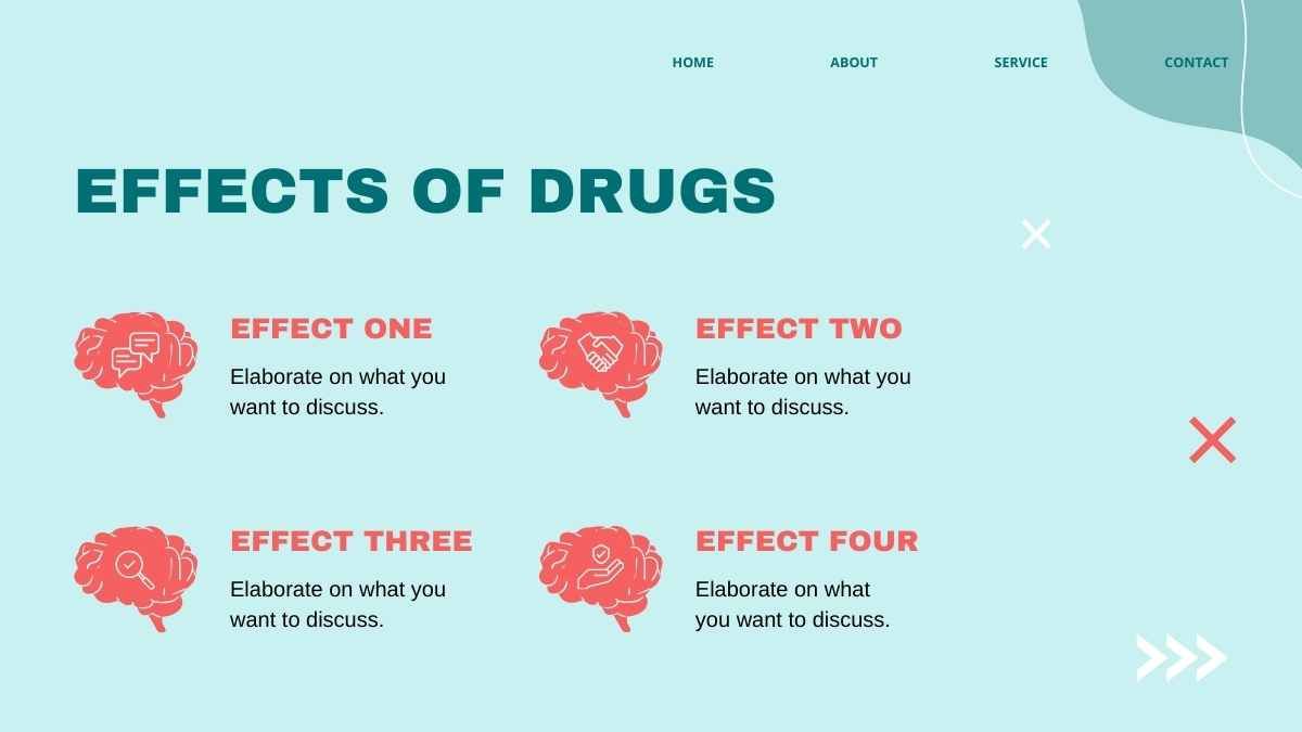 Illustrated Effects Of Drugs And Alcohol On The Brain Slides - diapositiva 8