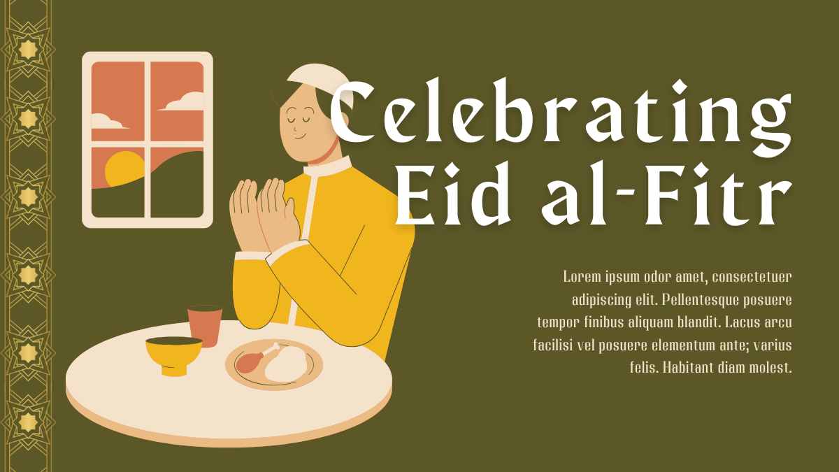 Illustrated Eid al-Fitr Background Slides - slide 9