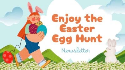 Enjoy the Easter Egg Hunt Newsletter Slides