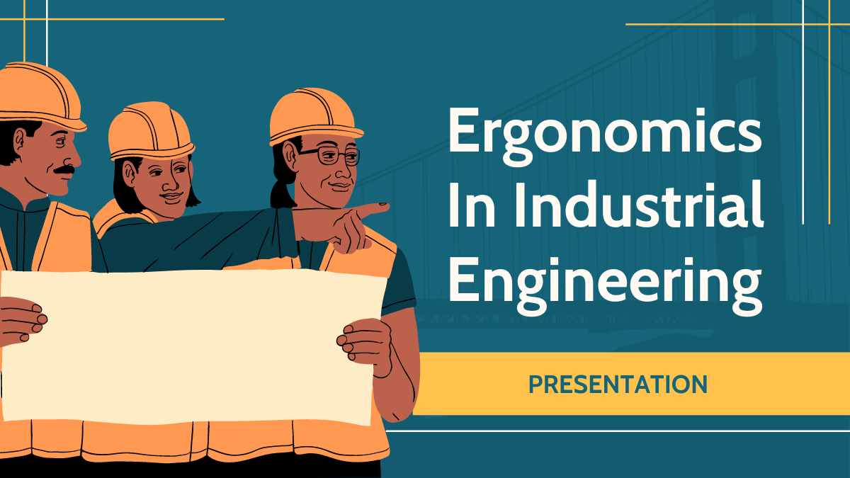 Illustrated Ergonomics In Industrial Engineering Slides - slide 1