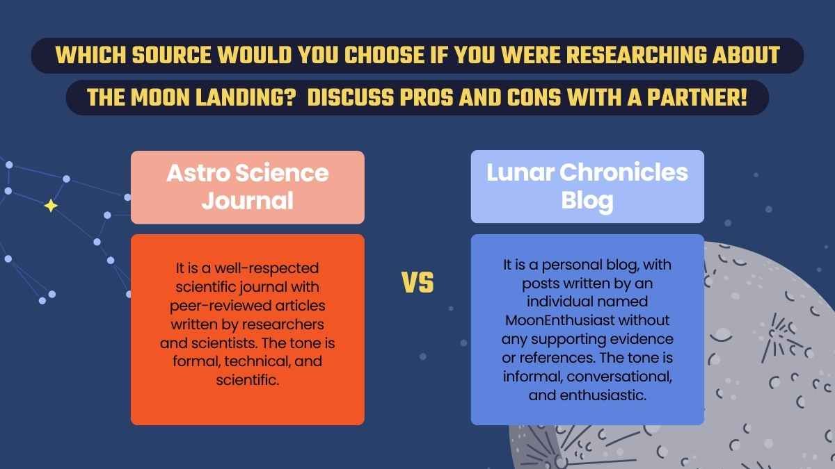 Lição sobre fatos e opiniões ilustrados - slide 9