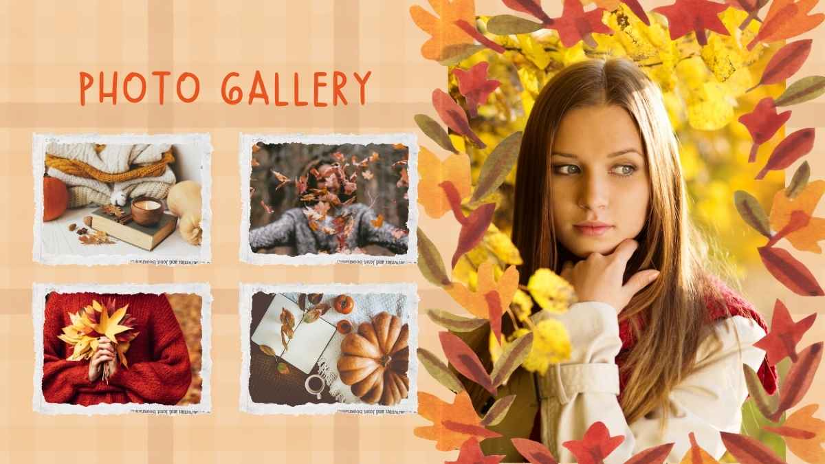 Illustrated Fall Cottagecore Background Slides - slide 12