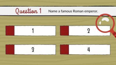 Illustrated Family Feud History Class Review Game