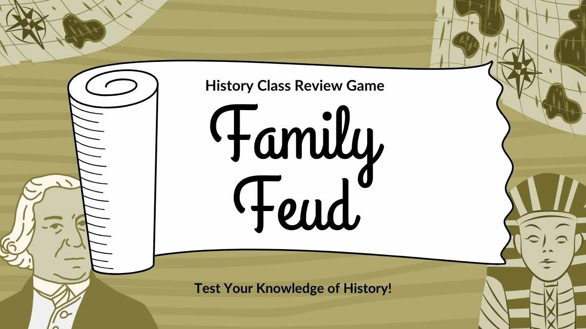 Illustrated Family Feud History Class Review Game - slide 1