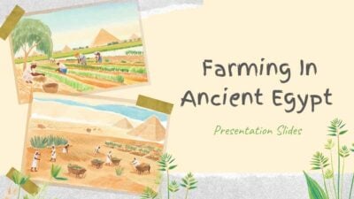 Illustrated Farming In Ancient Egypt Slides