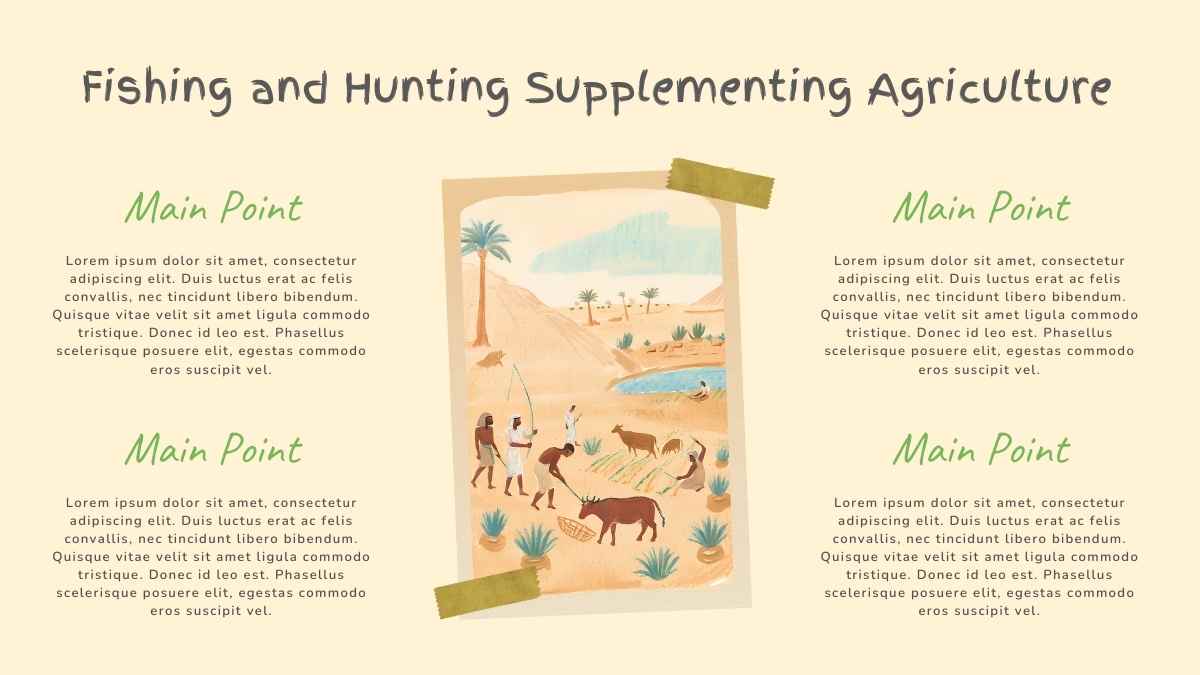 Illustrated Farming In Ancient Egypt Slides - slide 11