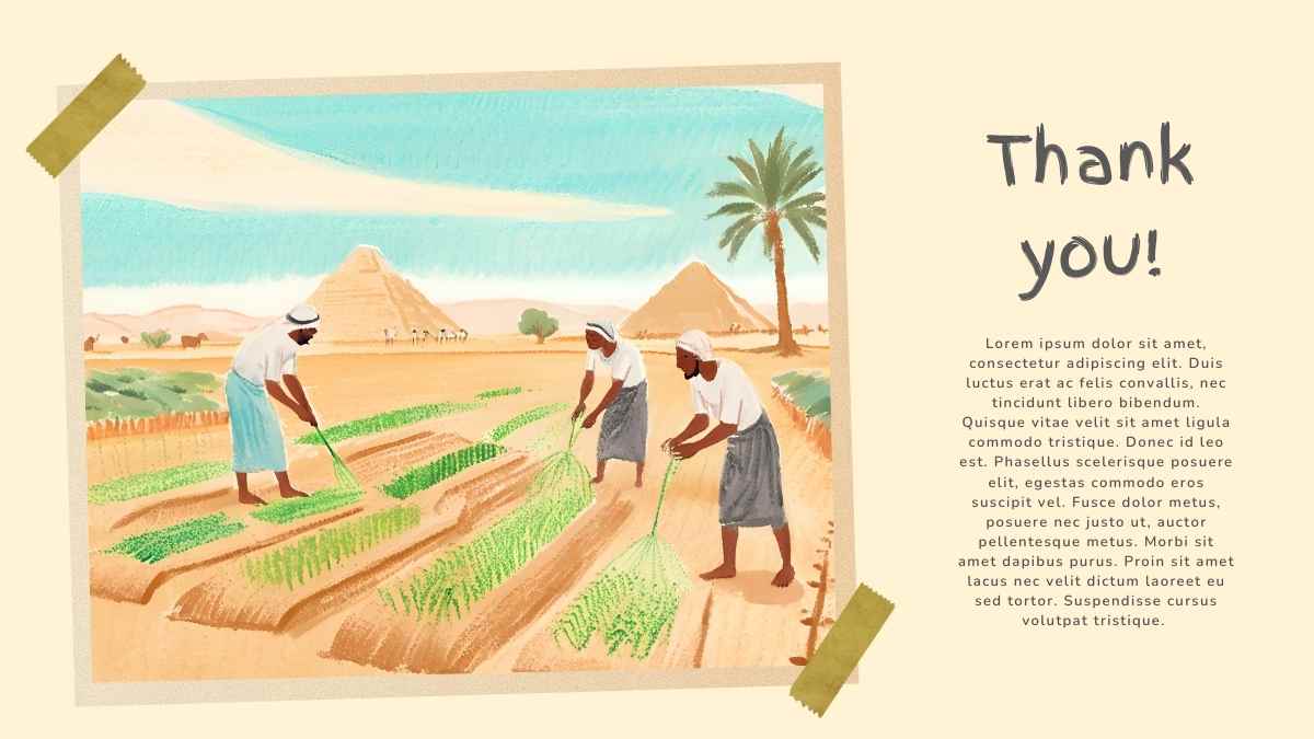 Illustrated Farming In Ancient Egypt Slides - slide 15