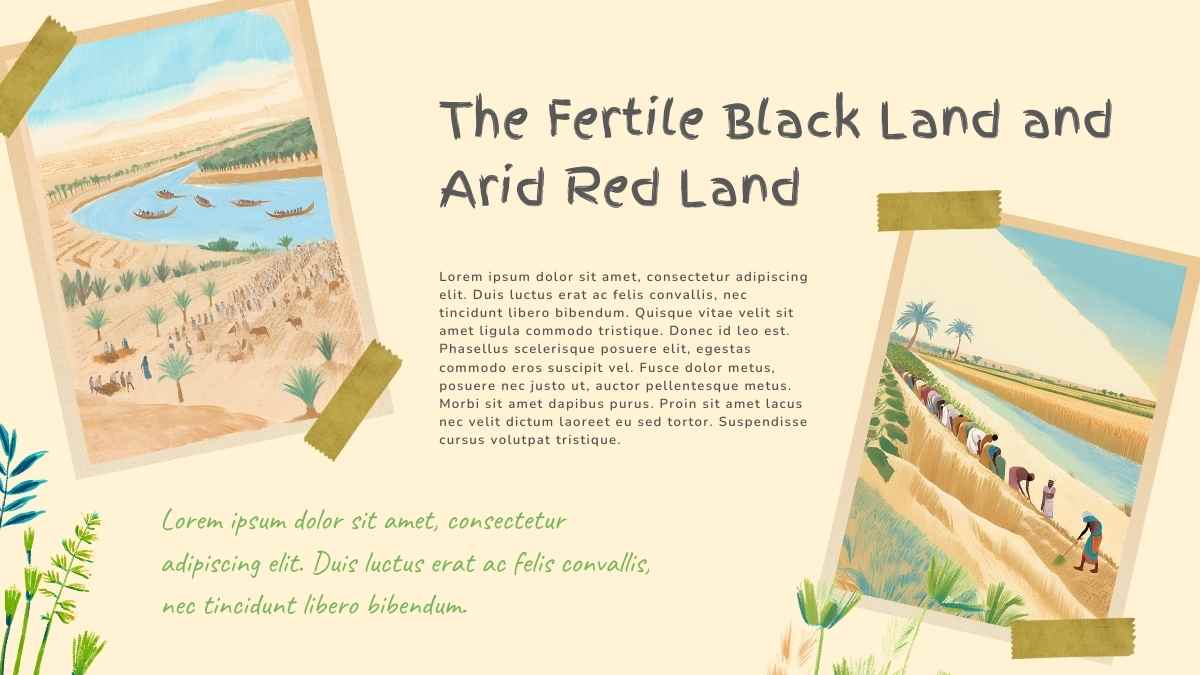 Illustrated Farming In Ancient Egypt Slides - slide 4