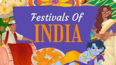 Slides Carnival Google Slides and PowerPoint Template Illustrated Festivals Of India Slides 1