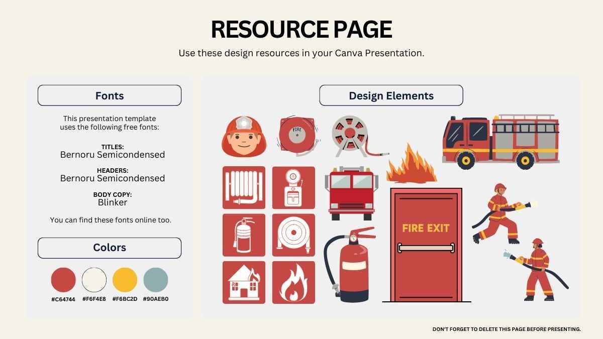 Red Illustrated Firefighter Training Workshop - diapositiva 14