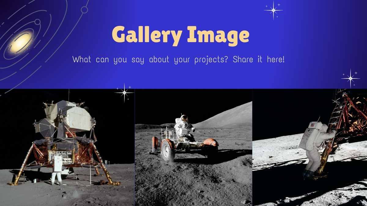 Illustrated First Moon Landing Slides - slide 10