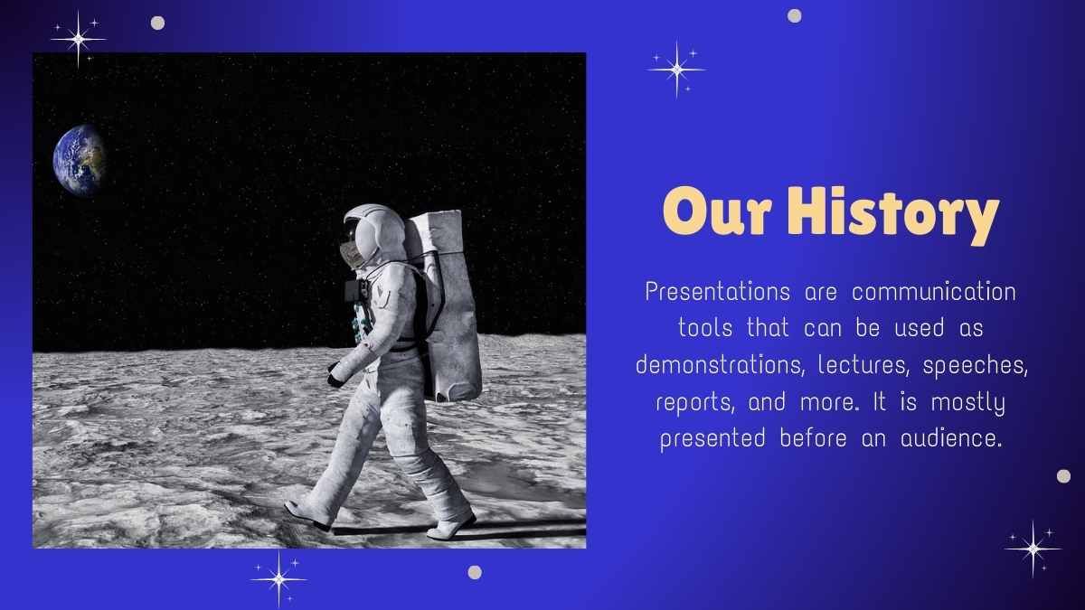 Illustrated First Moon Landing Slides - slide 15