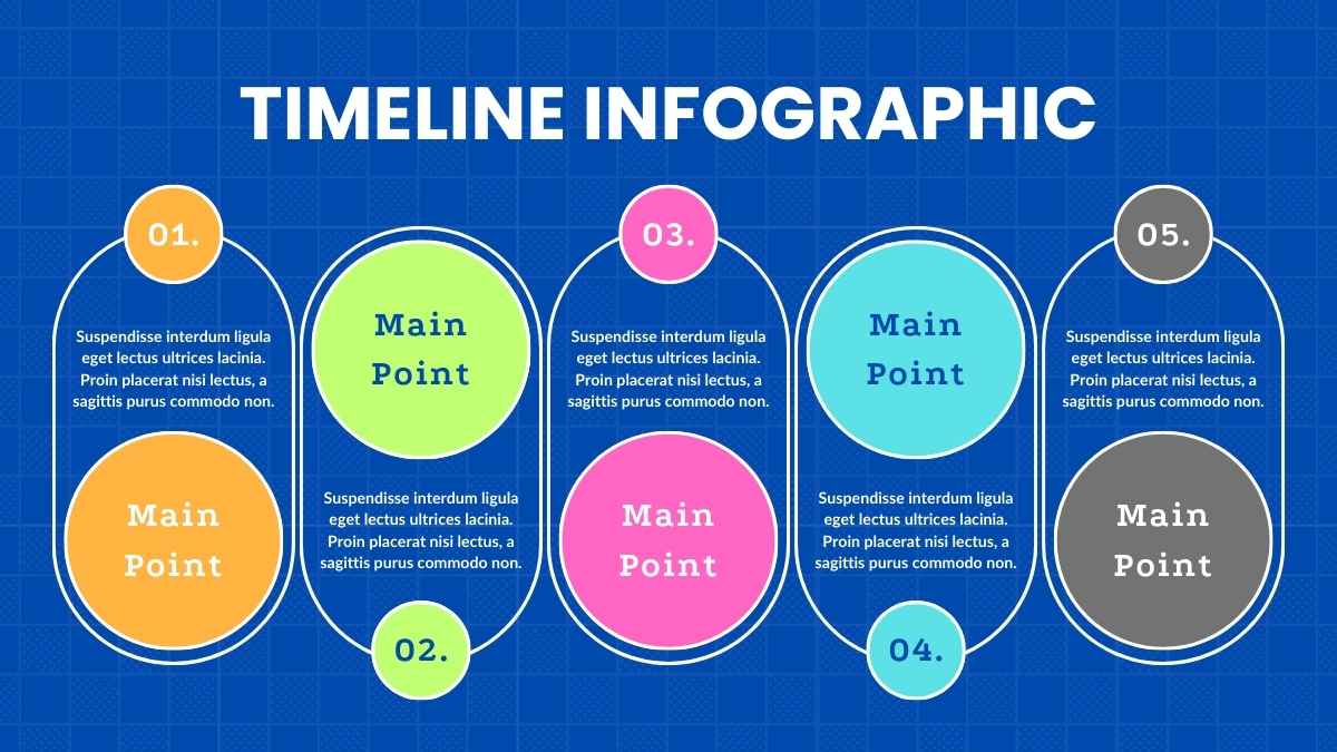 Illustrated Flat Timeline Infographics - slide 10