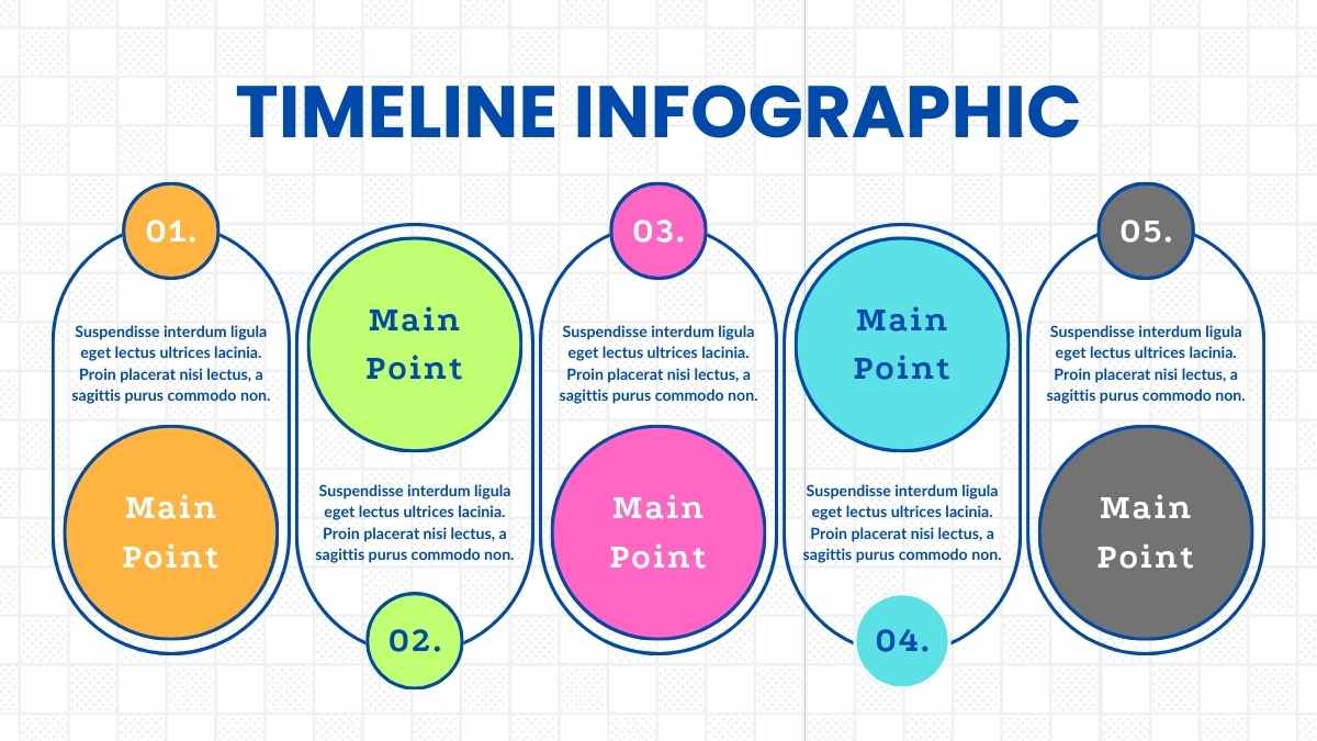 Infografis Garis Waktu Ilustrasi Flat - slide 11