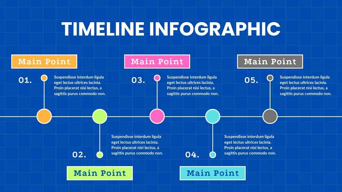 Infografis Garis Waktu Ilustrasi Flat - slide 2