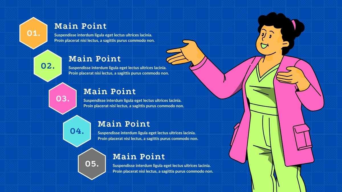 Illustrated Flat Timeline Infographics - diapositiva 4