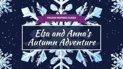 Illustrated Frozen Inspired: Elsa and Anna’s Autumn Adventure