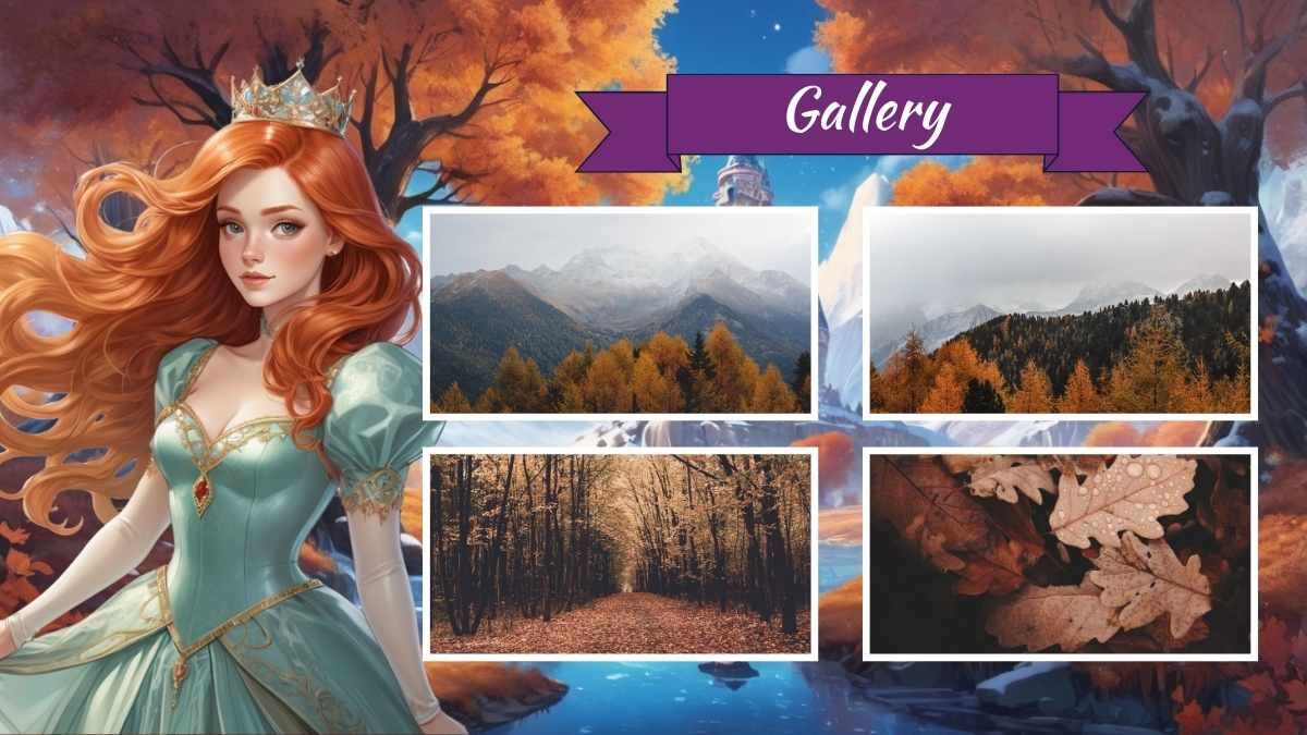 Illustrated Frozen Inspired: Elsa and Anna’s Autumn Adventure - slide 10