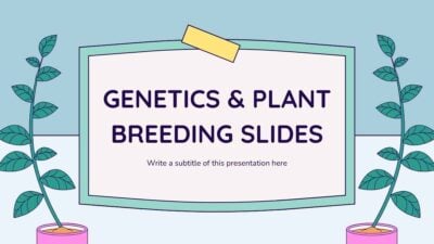 Slides Carnival Google Slides and PowerPoint Template Illustrated Genetics And Plant Breeding Slides 1