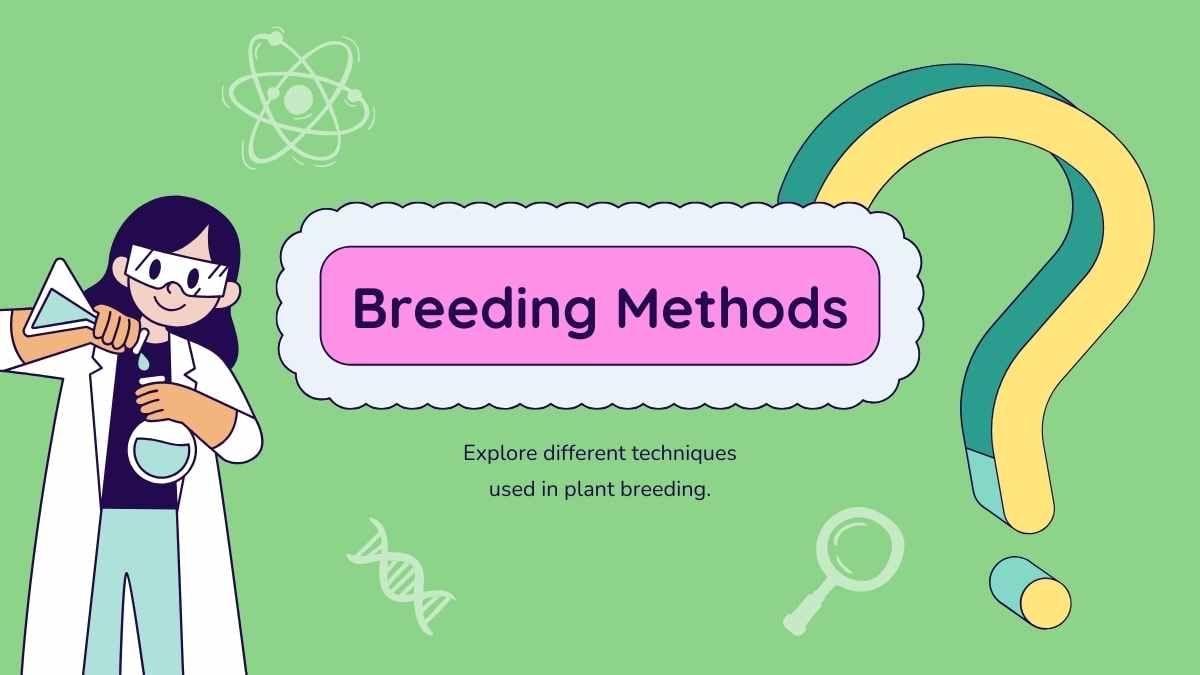 Illustrated Genetics And Plant Breeding Slides - slide 13