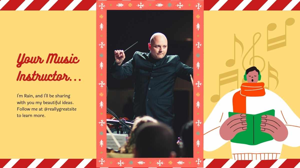 Illustrated Go Caroling Day! Slides - slide 4