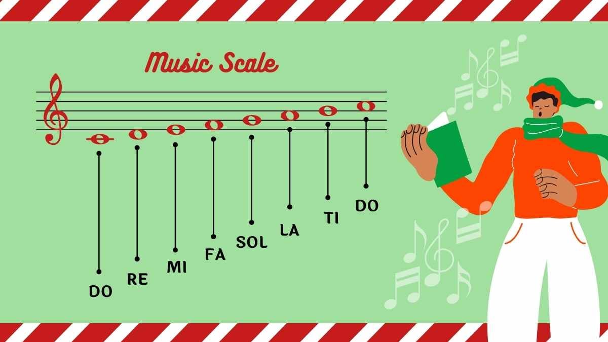 ¡Día de Cantar Villancicos Ilustrado! Plantillas - diapositiva 8