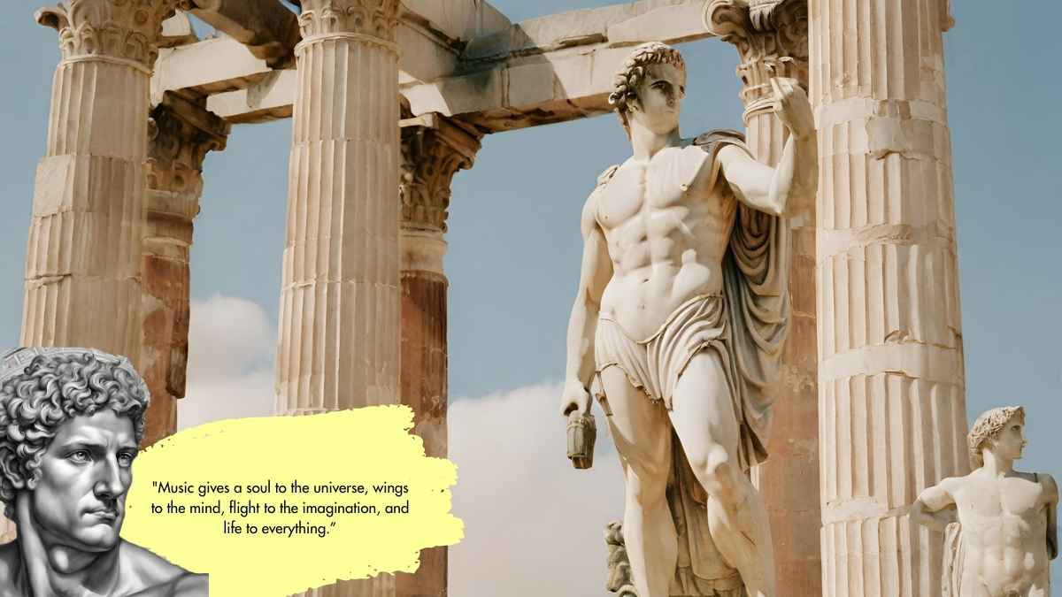 Illustrated Greek God: Apollo Slides - slide 10