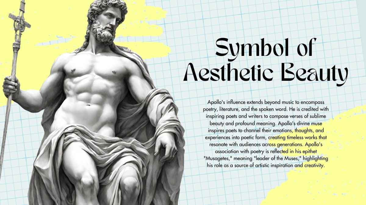 Illustrated Greek God: Apollo Slides - slide 11