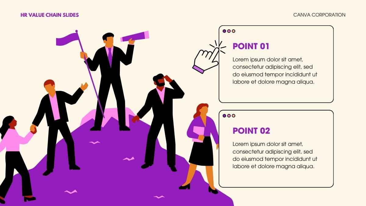 Illustrated HR Value Chain Slides - slide 3