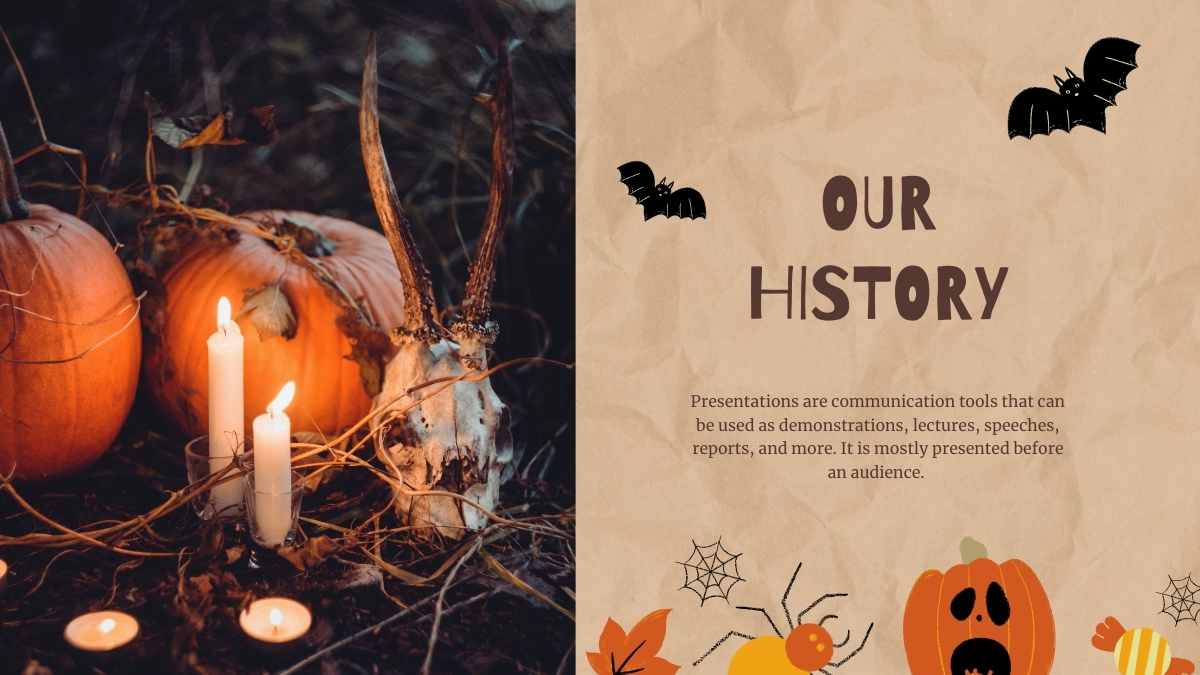 Slides de Marketing para Mídias Sociais com Ilustrações de Halloween - deslizar 14