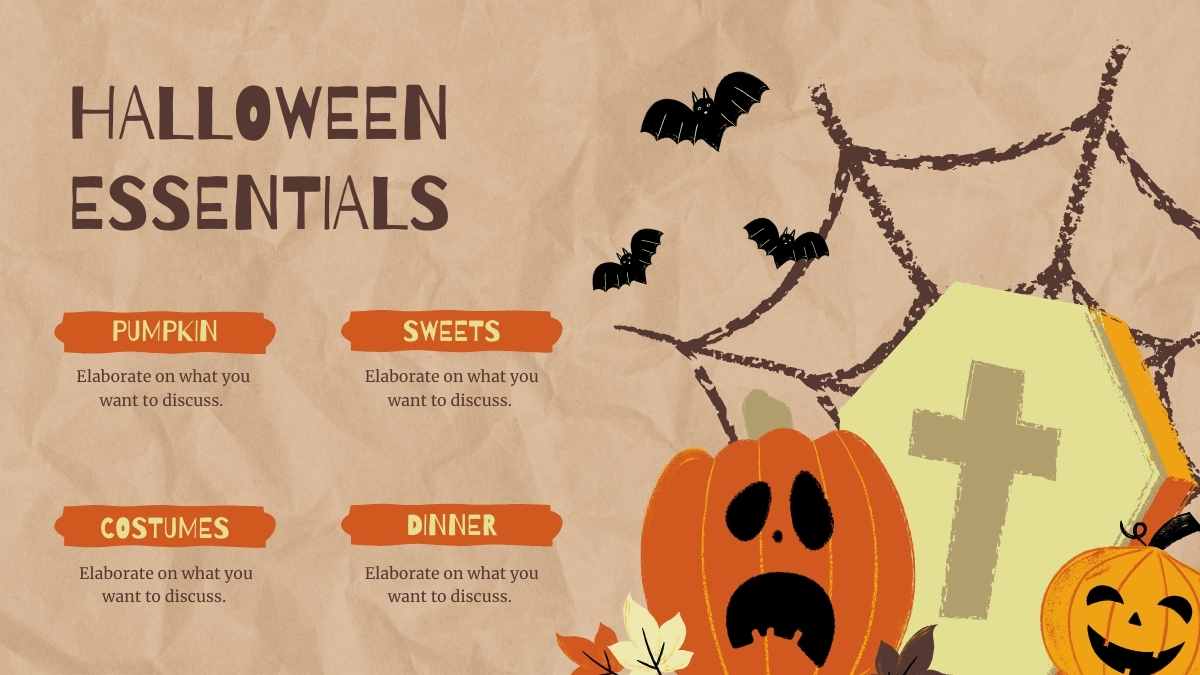 Slides de Marketing para Mídias Sociais com Ilustrações de Halloween - deslizar 8