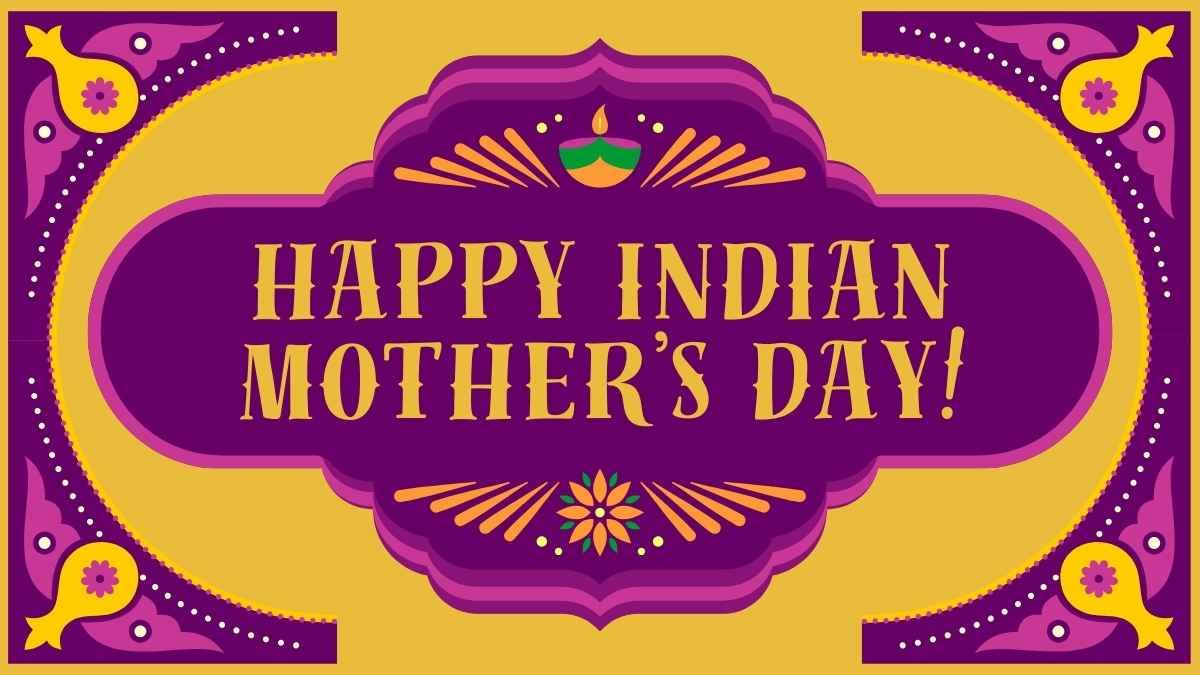 Illustrated Happy Indian Mother's Day! - slide 2