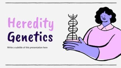 Slides Carnival Google Slides and PowerPoint Template Illustrated Heredity Genetics Slides 1